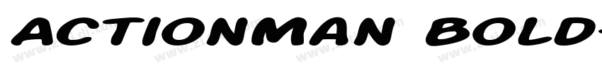ActionMan Bold字体转换 ActionMan Bold字体转换
